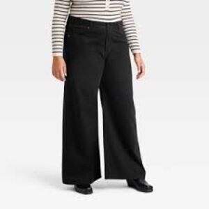 Universal Thread Black Wide Leg Jeans